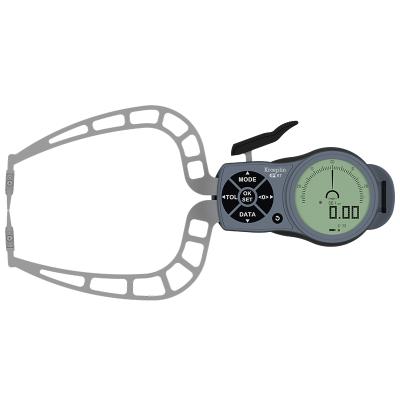 KROEPLIN K330S Udvendigt måleur med ”Chisel R” fladspids 0,75mm (Digital)